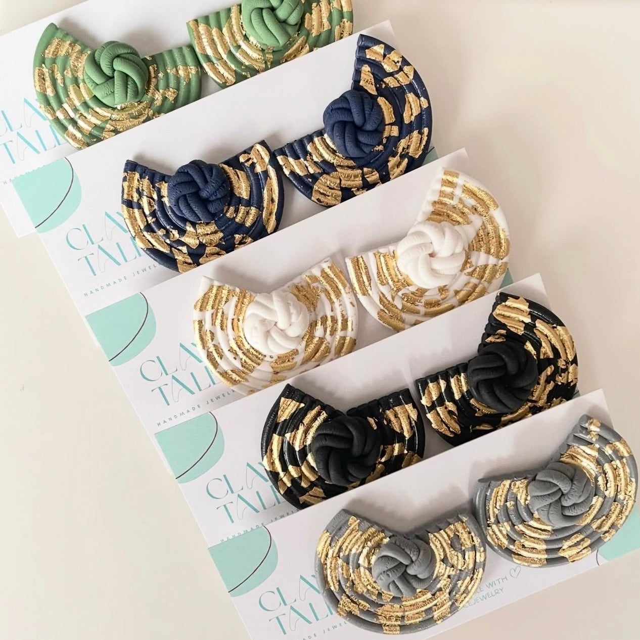 Signorina El Yapımı Polimer Kil Küpe